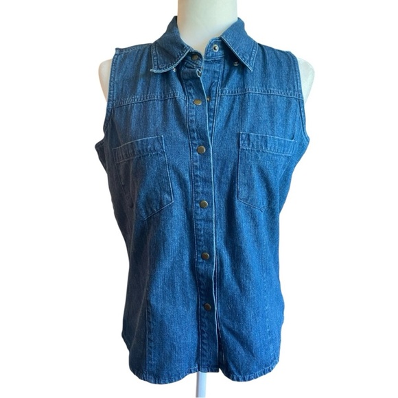 Twin Motorcycle Apparel Denim Daytona Bike Week Shirt - Picture 2 of 7